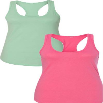 1533 Next Level The Ideal Racerback Tank Medium Mint-Pink
