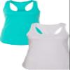 1533 Next Level The Ideal Racerback Tank LargeTahiti-White