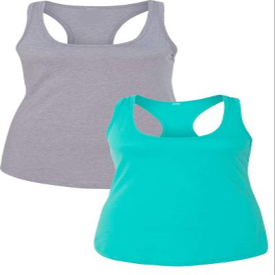 1533 Next Level The Ideal Racerback Tank 2XLHeather Grey-Tahiti