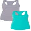 1533 Next Level The Ideal Racerback Tank 2XLHeather Grey-Tahiti view 1