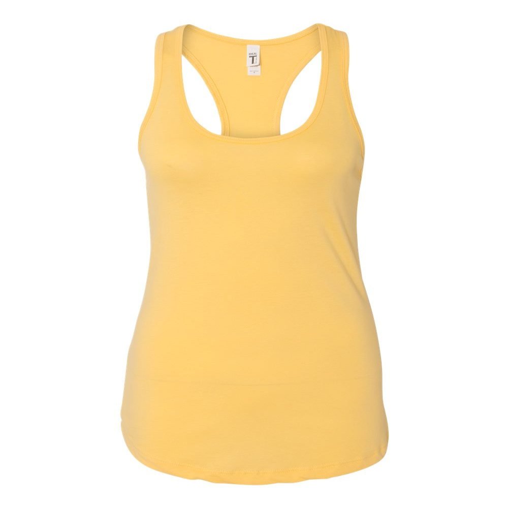 1533 Next Level The Ideal Racerback Tank Small Banana-Cancun
