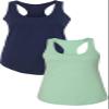 1533 Next Level The Ideal Racerback Tank 2XLNavy-Mint view 1