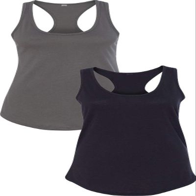 1533 Next Level The Ideal Racerback Tank Medium Dark Grey-Black