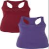 1533 Next Level The Ideal Racerback Tank LargeCardinal-Purple view 1