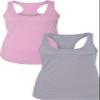 1533 Next Level The Ideal Racerback Tank LargeLilac-Heather Grey view 1