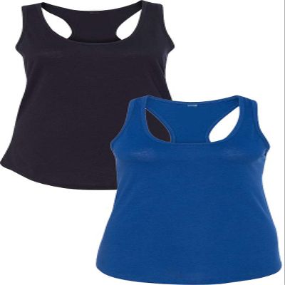 1533 Next Level The Ideal Racerback Tank Medium Black-Royal