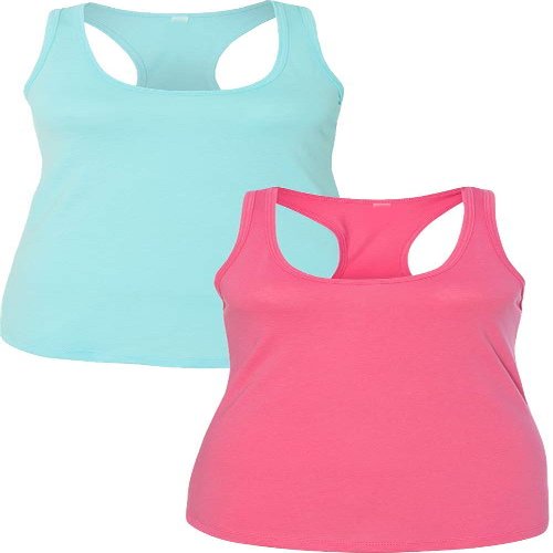 1533 Next Level The Ideal Racerback Tank LargeCancun-Pink
