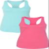 1533 Next Level The Ideal Racerback Tank LargeCancun-Pink view 1