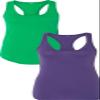 1533 Next Level The Ideal Racerback Tank LargeGreen-Purple view 1