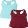 1533 Next Level The Ideal Racerback Tank LargeCancun-Cardinal view 1