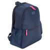 Ame & Lulu Courtside 2.0 Tennis Backpack - Removable Adjustable Straps - Exterior Pocket Fits Two Racquets - Black & Blue - 1 Count view 4