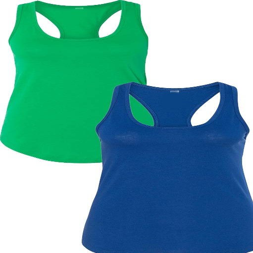 1533 Next Level The Ideal Racerback Tank Medium Green-Royal