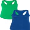 1533 Next Level The Ideal Racerback Tank Medium Green-Royal view 1
