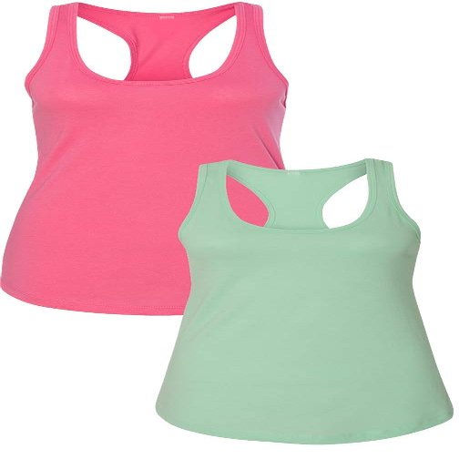 1533 Next Level The Ideal Racerback Tank Small Pink-Mint