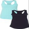 1533 Next Level The Ideal Racerback Tank LargeCancun-Black view 1