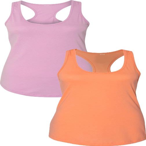1533 Next Level The Ideal Racerback Tank 2XLLilac-Orange