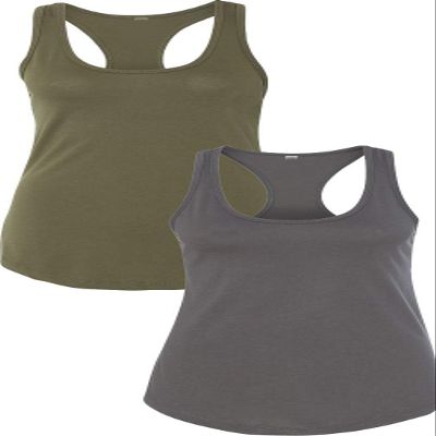 1533 Next Level The Ideal Racerback Tank LargeArmy-Dark Grey
