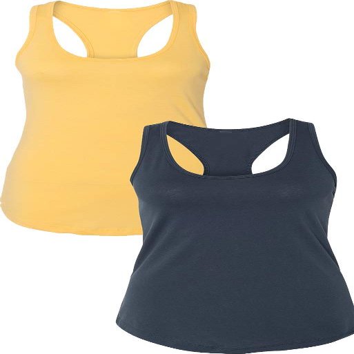 1533 Next Level The Ideal Racerback Tank LargeBanana-Indigo