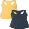 1533 Next Level The Ideal Racerback Tank LargeBanana-Indigo view 1