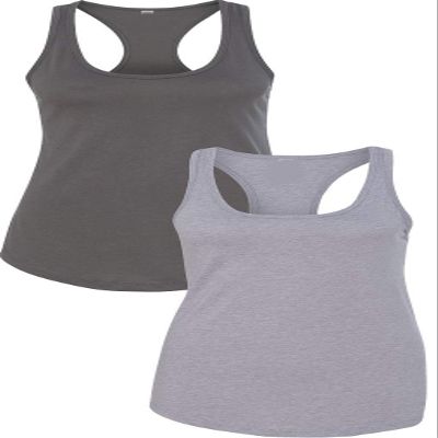 1533 Next Level The Ideal Racerback Tank 2XLDark Grey-Heather Grey