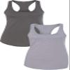 1533 Next Level The Ideal Racerback Tank 2XLDark Grey-Heather Grey view 1