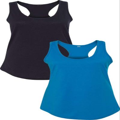 1533 Next Level The Ideal Racerback Tank LargeBlack-Turquoise