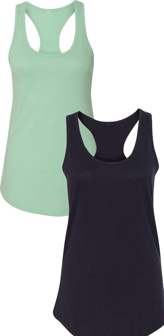 1533 Next Level The Ideal Racerback Tank XLMint-Black