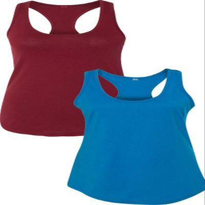 1533 Next Level The Ideal Racerback Tank Medium Cardinal-Turquoise