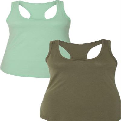 1533 Next Level The Ideal Racerback Tank X-Small Mint-Army