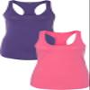1533 Next Level The Ideal Racerback Tank LargePurple-Pink view 1