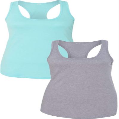 1533 Next Level The Ideal Racerback Tank LargeCancun-Heather Grey