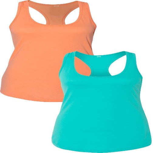 1533 Next Level The Ideal Racerback Tank LargeOrange-Tahiti
