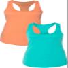 1533 Next Level The Ideal Racerback Tank LargeOrange-Tahiti view 1