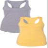 NEXT LEVEL APPAREL Women's The Ideal Quality Tank Top Medium Heather Grey-Banana