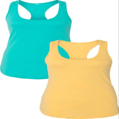 1533 Next Level The Ideal Racerback Tank LargeTahiti-Banana