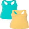 1533 Next Level The Ideal Racerback Tank LargeTahiti-Banana view 1