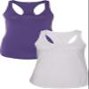 1533 Next Level The Ideal Racerback Tank 2XLPurple-White