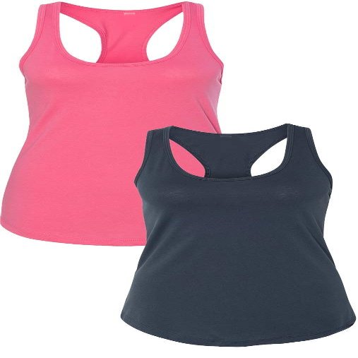1533 Next Level The Ideal Racerback Tank LargePink-Indigo