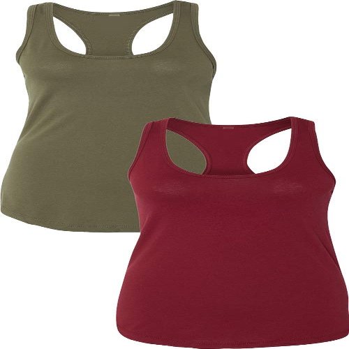NEXT LEVEL APPAREL Women's The Ideal Quality Tank Top X-Small Army-Cardinal
