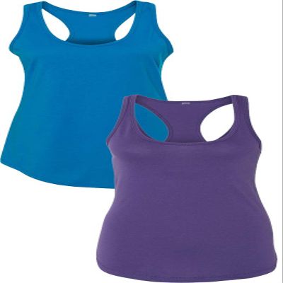 1533 Next Level The Ideal Racerback Tank 2XLTurquoise-Purple