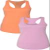 1533 Next Level The Ideal Racerback Tank 2XLOrange-Lilac view 1