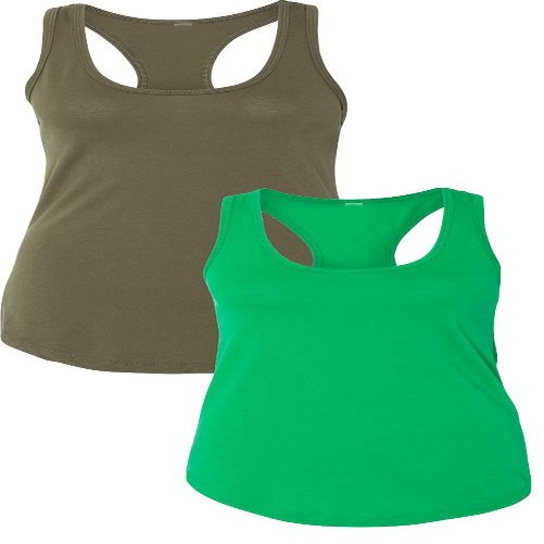 1533 Next Level The Ideal Racerback Tank Small Army-Green