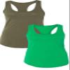 1533 Next Level The Ideal Racerback Tank Small Army-Green view 1