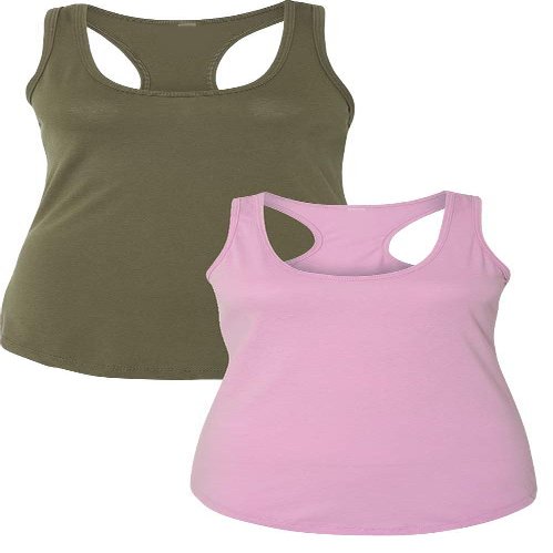 1533 Next Level The Ideal Racerback Tank X-Small Army-Lilac