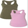 1533 Next Level The Ideal Racerback Tank X-Small Army-Lilac view 1