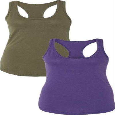 1533 Next Level The Ideal Racerback Tank 2XLArmy-Purple