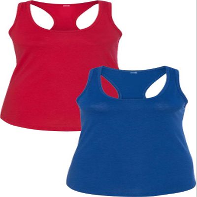 1533 Next Level The Ideal Racerback Tank 2XLRed-Royal