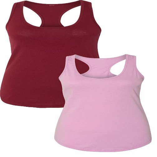 1533 Next Level The Ideal Racerback Tank 2XLCardinal-Lilac