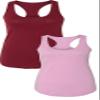 1533 Next Level The Ideal Racerback Tank 2XLCardinal-Lilac view 1