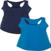 1533 Next Level The Ideal Racerback Tank Small Navy-Turquoise view 1